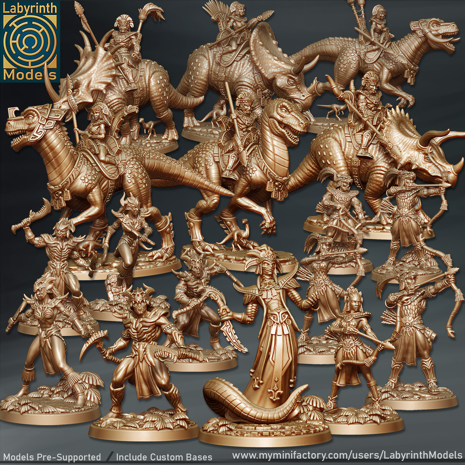 Aztlan Dynasty Collection Vol. 2 - 32mm scale